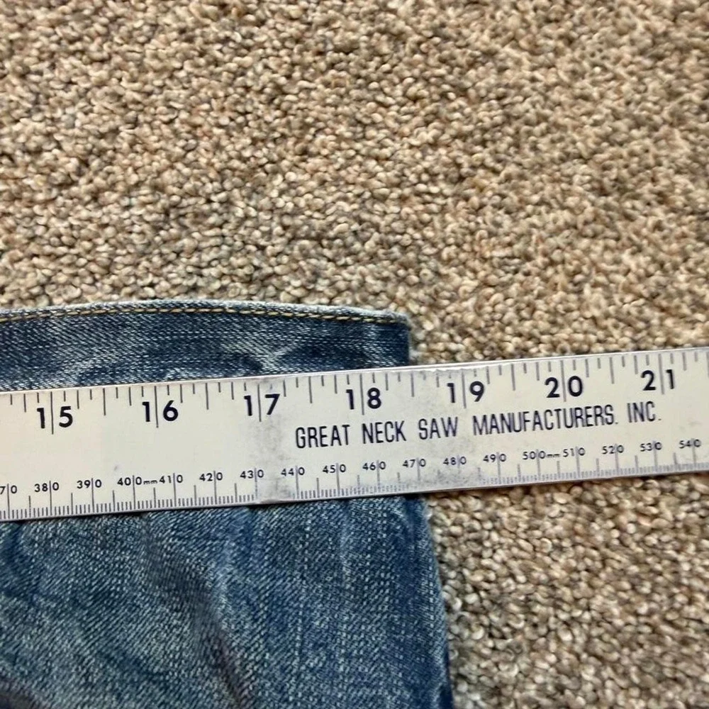 Vintage Y2K Levi's silvertab baggy wide leg denim blue jeans size 36x34